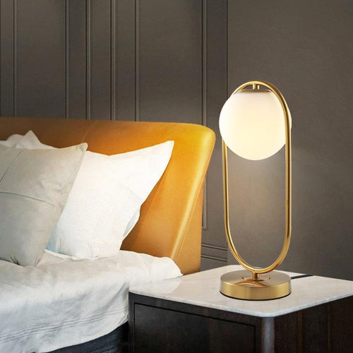 Modern Glass Ball Table Lamp | Noxord