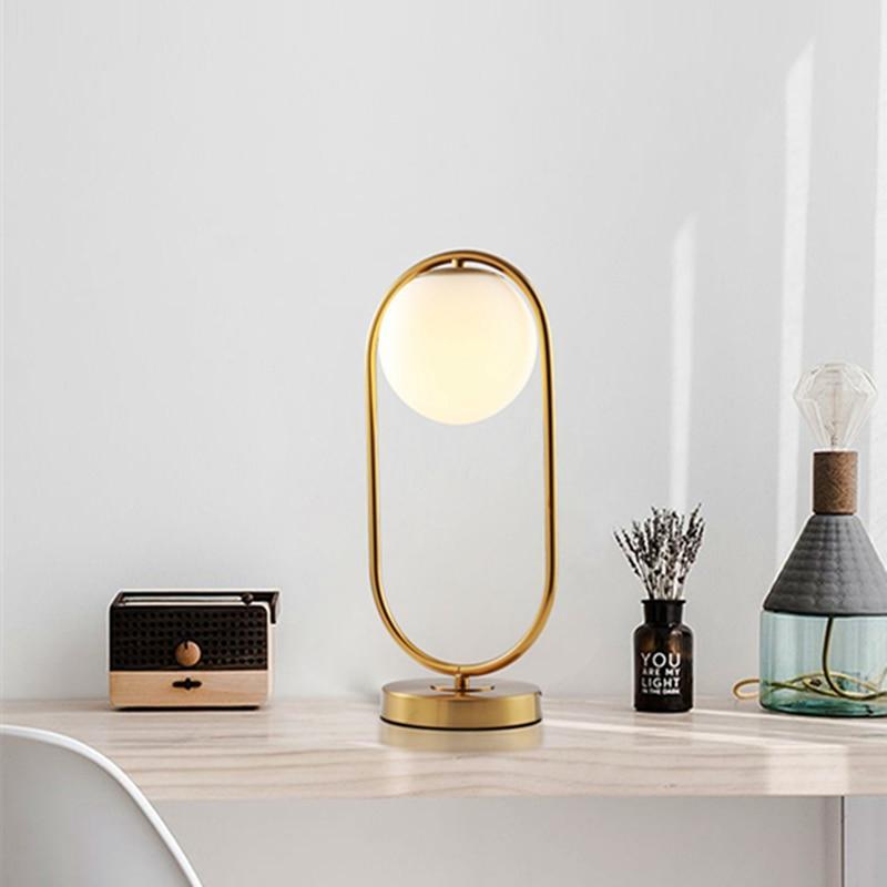 Modern Glass Ball Table Lamp | Noxord