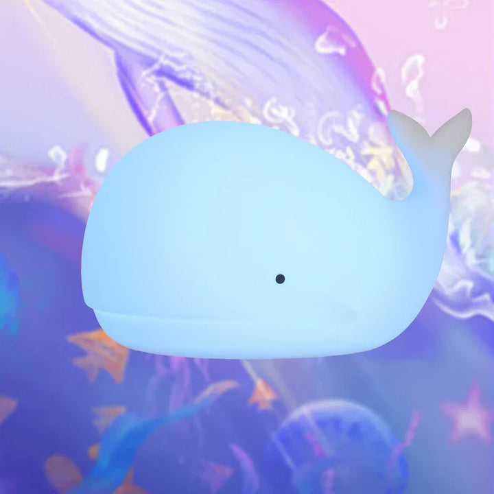 GlowWhale Night Lamp - Magical Color Party for Children Noxord