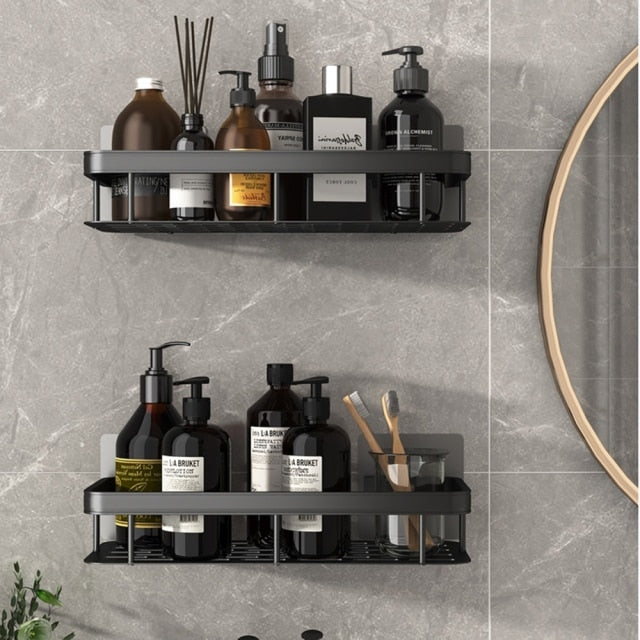 Noxord | Metal Suction Cup Bathroom Shelves