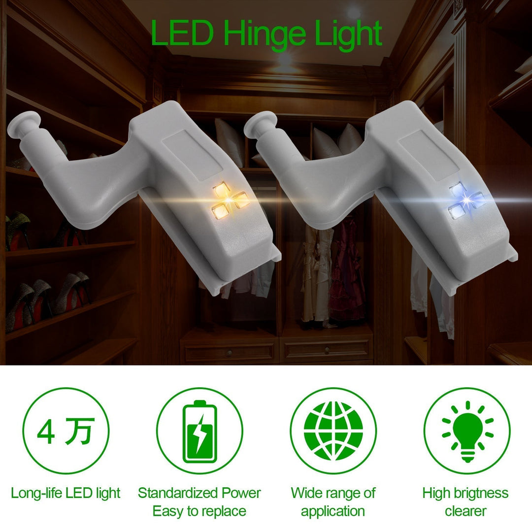 10pcs LED Sensor Hinge Wardrobe Lamp | Kalsten