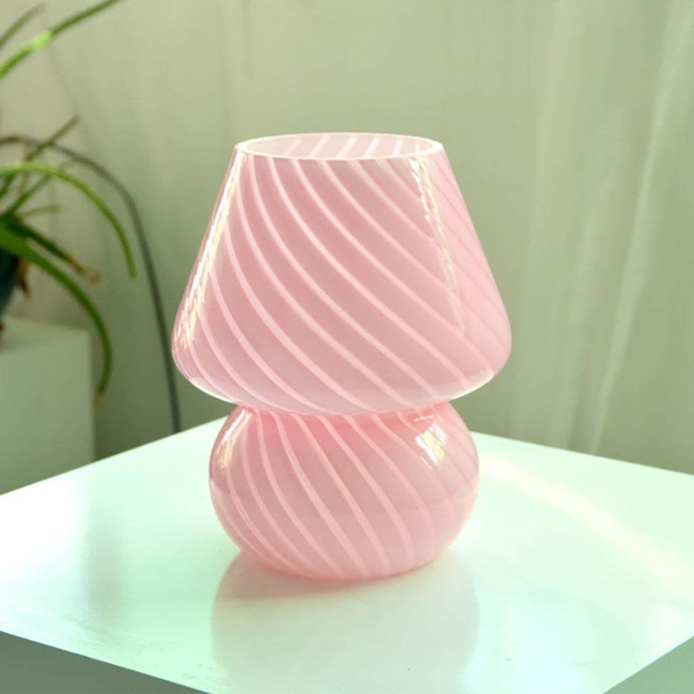 Creative Mushroom Glass Mushroom Table Lamp | Kalsten