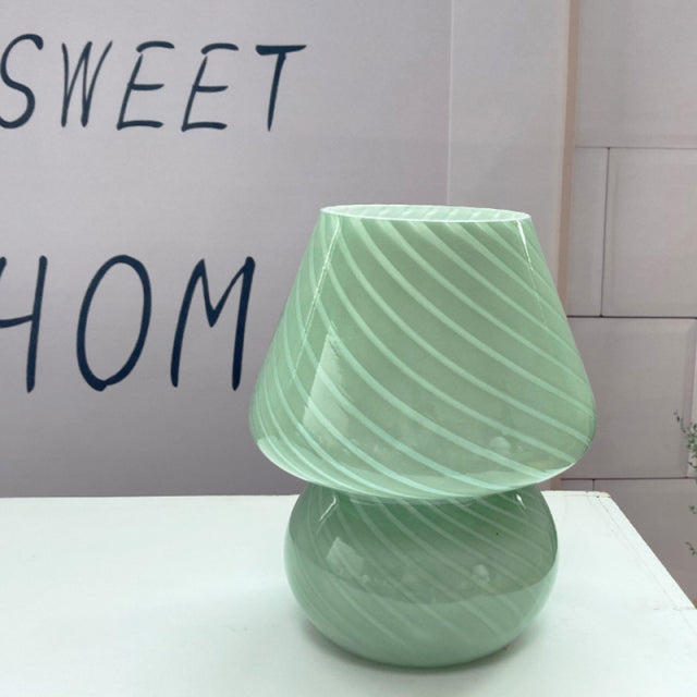 Creative Mushroom Glass Mushroom Table Lamp | Kalsten