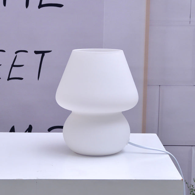 Creative Mushroom Glass Mushroom Table Lamp | Kalsten