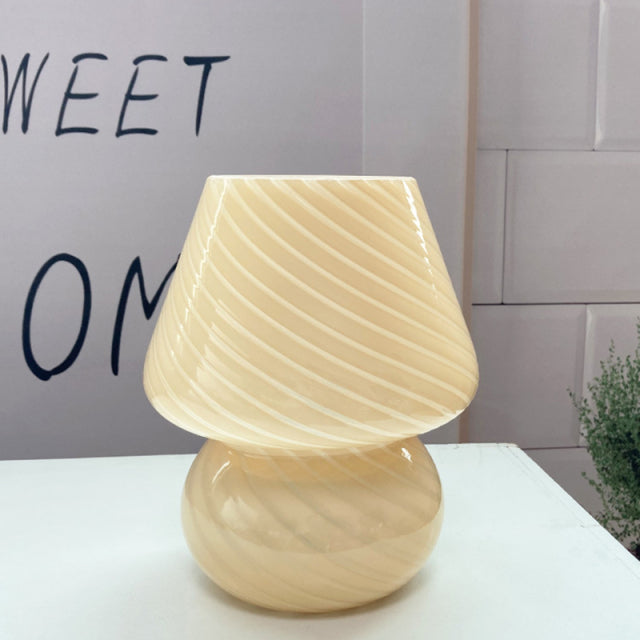 Creative Mushroom Glass Mushroom Table Lamp | Kalsten