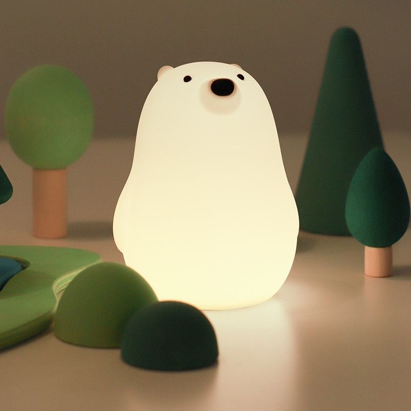 Cute Cartoon Squeezable Atmosphere Night Light | Noxord