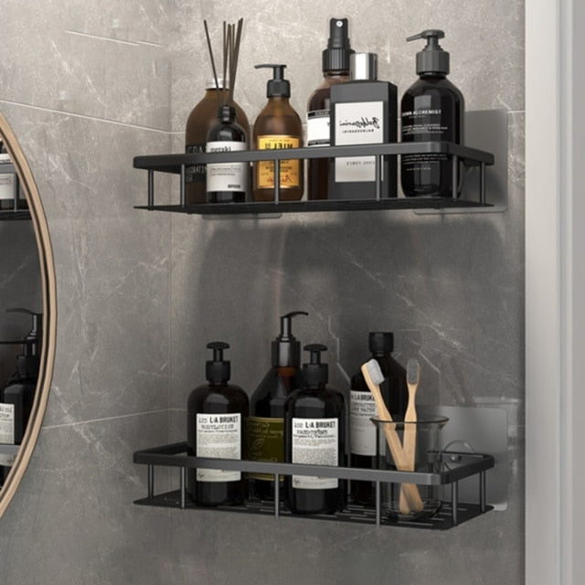 Noxord | Metal Suction Cup Bathroom Shelves