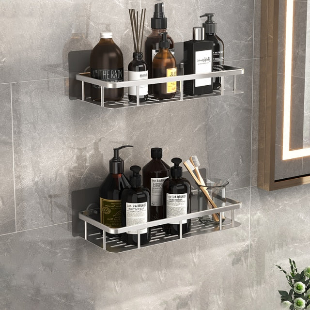 Noxord | Metal Suction Cup Bathroom Shelves