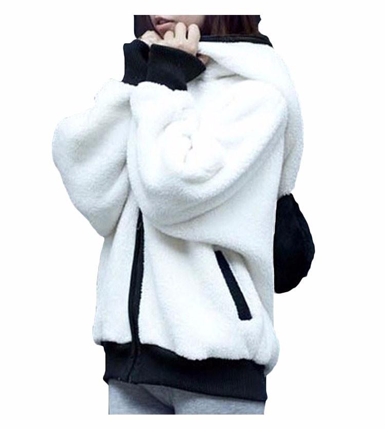 Fluffy Panda Hoodie | Kalsten