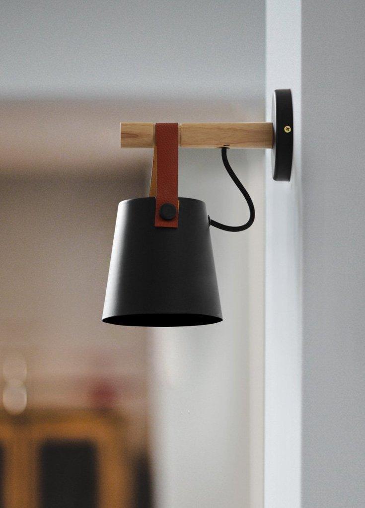 Wood Nordic Hanging Wall Lamp | Kalsten