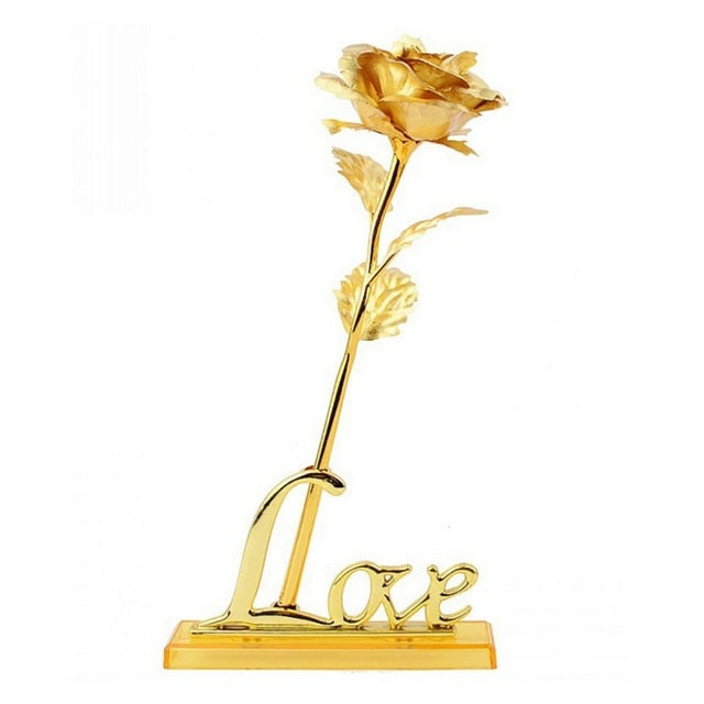 Kalsten | 24k gold-plated rose | Including certificate and luxurious gift box
