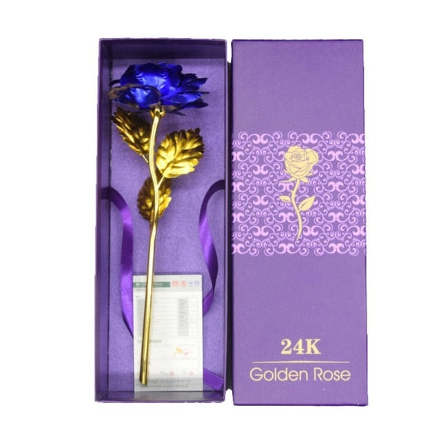 Kalsten | 24k gold-plated rose | Including certificate and luxurious gift box