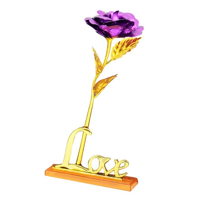 Kalsten | 24k gold-plated rose | Including certificate and luxurious gift box