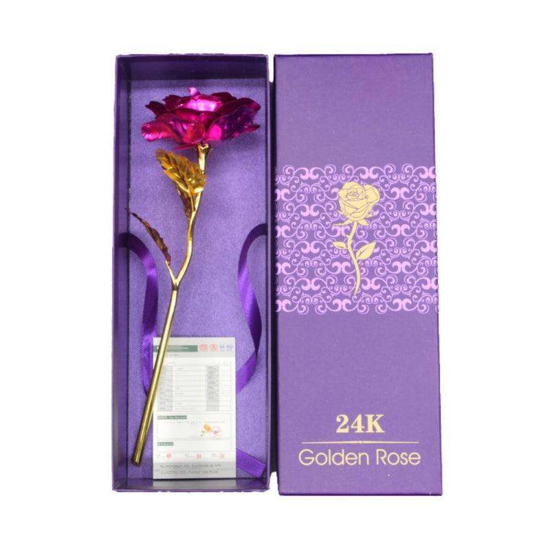 Kalsten | 24k gold-plated rose | Including certificate and luxurious gift box