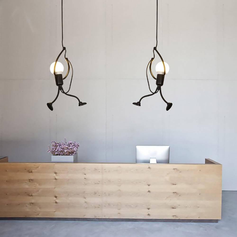 Human Animation Figure Chandelier Lights | Noxord