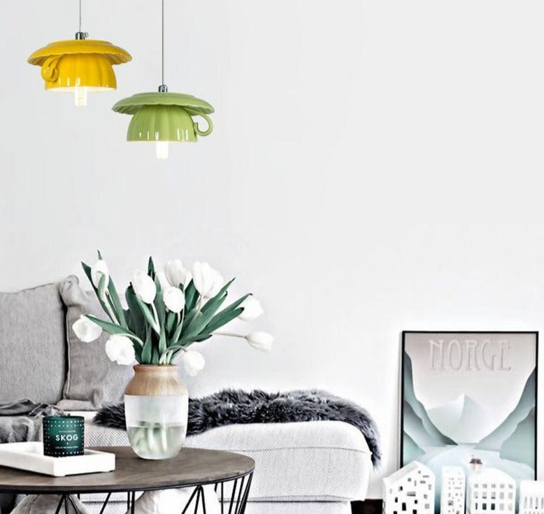 Nordic Ceramic Tea Cup Light | Noxord