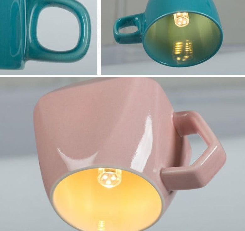Nordic Ceramic Tea Cup Light | Noxord