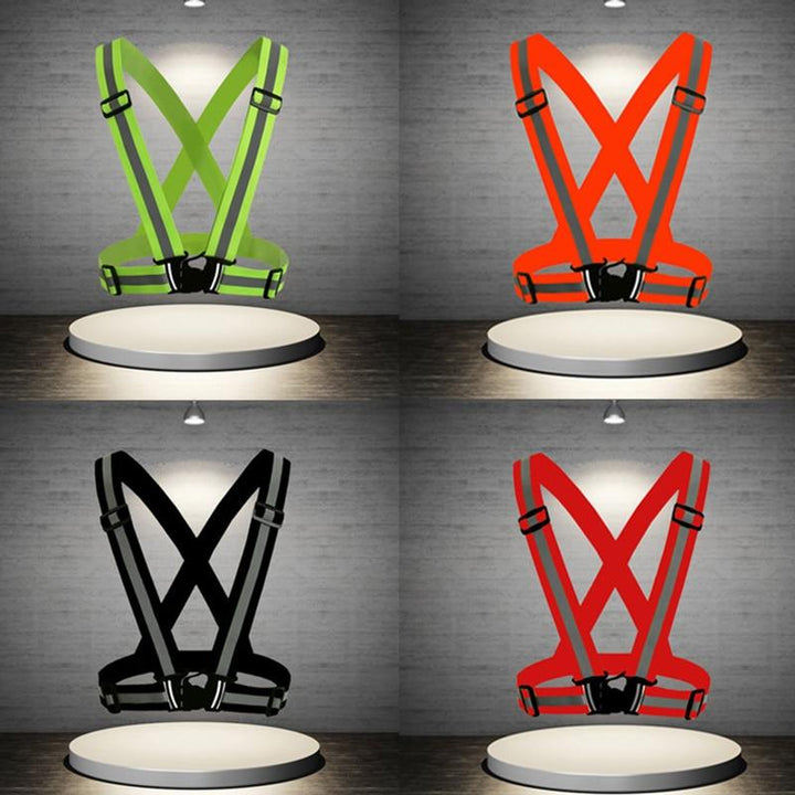 Reflective safety vest with snap closure | Kalsten