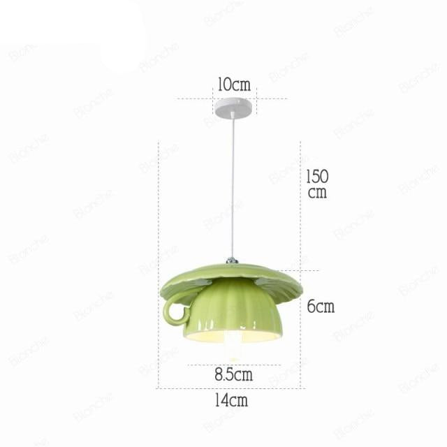 Nordic Ceramic Tea Cup Light | Noxord