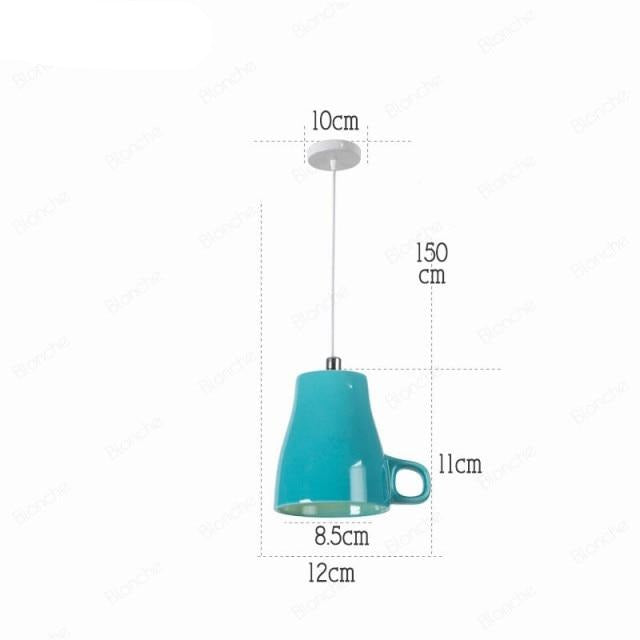 Nordic Ceramic Tea Cup Light | Noxord