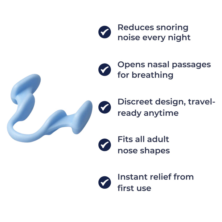 Snoring Nasal Dilator – Soft Silicone – Comfortable Fit – Adults Seeking Snore-Free Sleep – Better Rest Every Night Kalsten