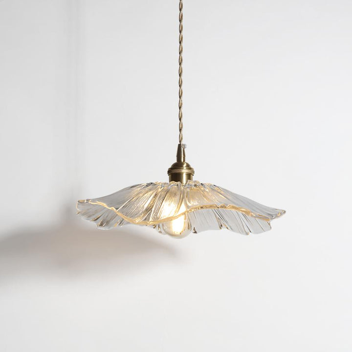 Retro Lotus Creative Glass Pendant Lamp | Noxord