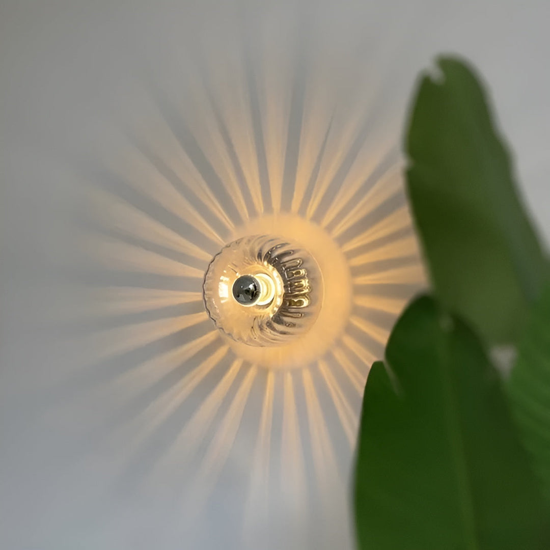 ScandiElegance Wall Lamp – Modern Glass Lighting with Bauhaus Charm Noxord