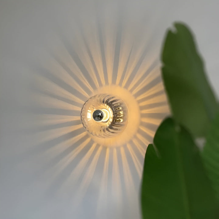 ScandiElegance Wall Lamp – Modern Glass Lighting with Bauhaus Charm Noxord