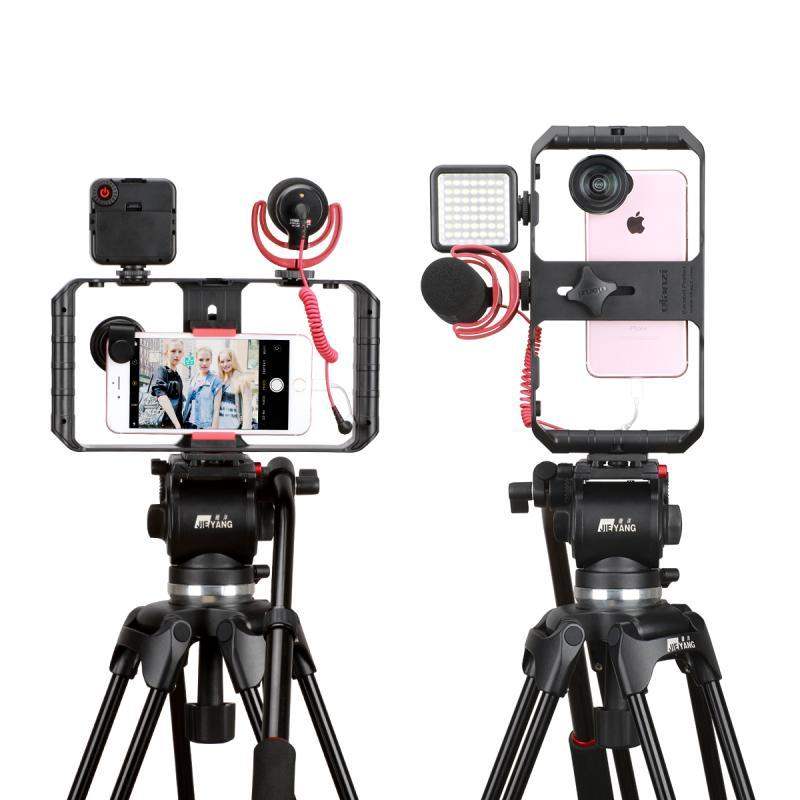 Kalsten | VideoGrip Smartphone Stabilizer – Professional Filmcage with Cold Shoe Mounts