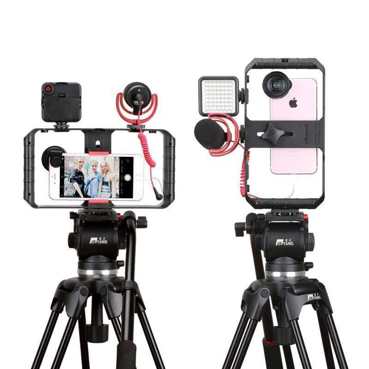 VideoGrip Smartphone Stabilizer – Professional Film Cage with Cold Shoe Mounts | Kalsten
