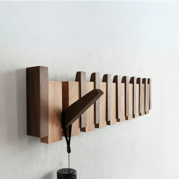 HarmonyCoat Piano Wood Coat Rack – Decorative Hooks for Hall and Living Room | Kalsten