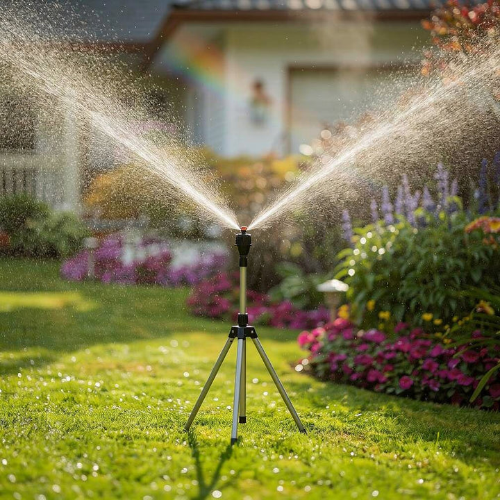 AquaStraal Garden Sprinkler With Tripod 360 Degrees | Kalsten