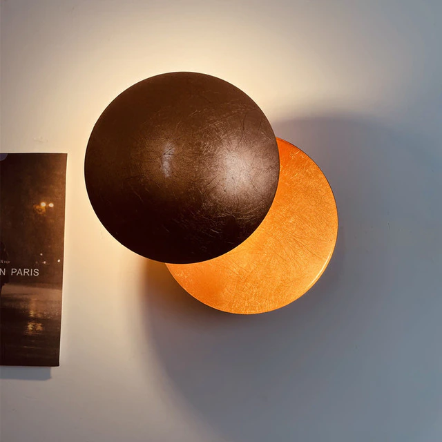 Elegant Lunar Eclipse Wall Lamp | Noxord
