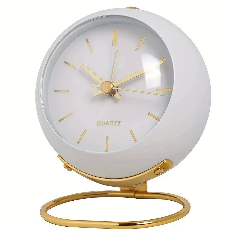 Silent Vintage Analog Alarm Clock