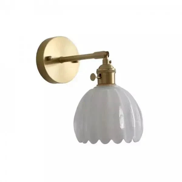 Kalsten | Vintage Tulip Glass Wall Sconce Light
