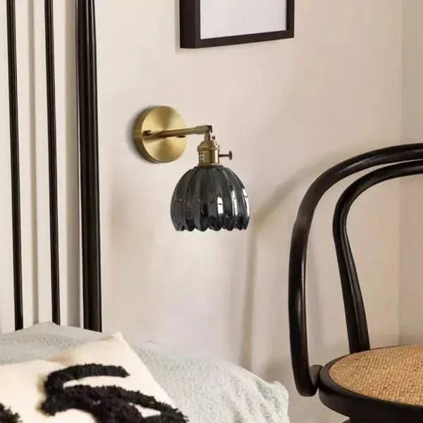 Kalsten | Vintage Tulip Glass Wall Sconce Light