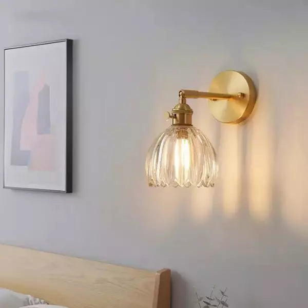 Kalsten | Retro – Wall Light Glass Tulip Bud