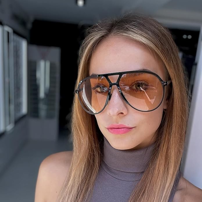 Aviator Oversize Sunglasses Retro UV400 | Kalsten