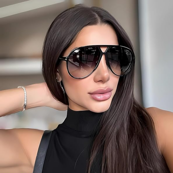 Aviator Oversize Sunglasses Retro UV400 | Kalsten
