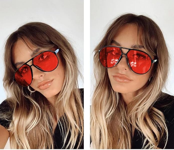 Aviator Oversize Sunglasses Retro UV400 | Kalsten