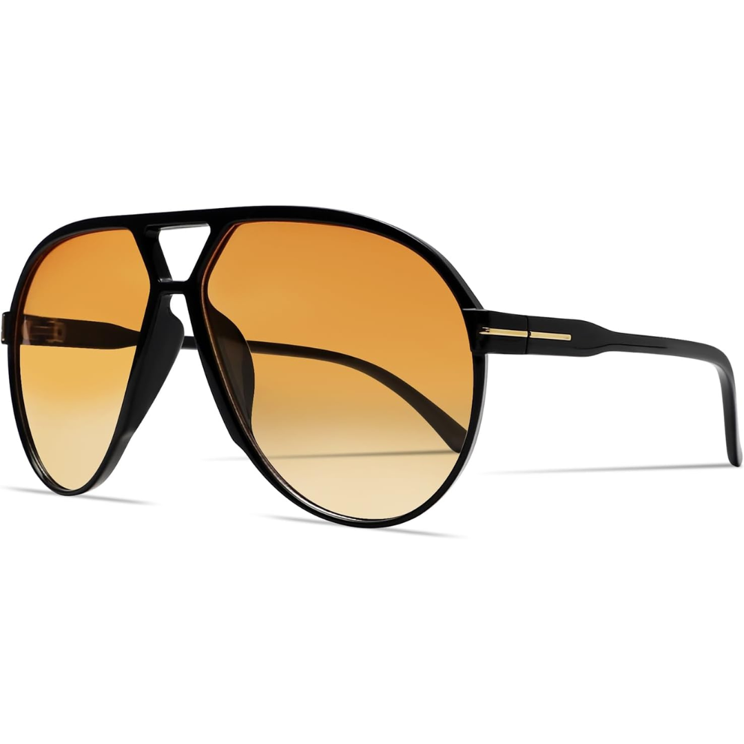 Aviator Oversize Sunglasses Retro UV400 | Kalsten