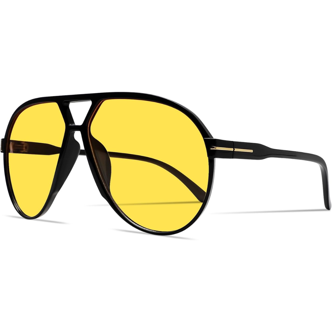Aviator Oversize Sunglasses Retro UV400 | Kalsten