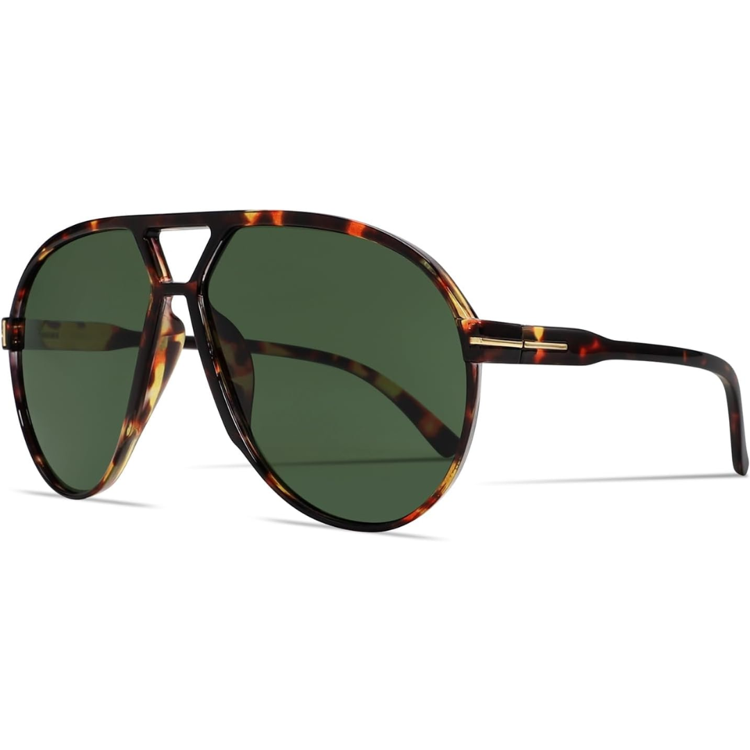Aviator Oversize Sunglasses Retro UV400 | Kalsten