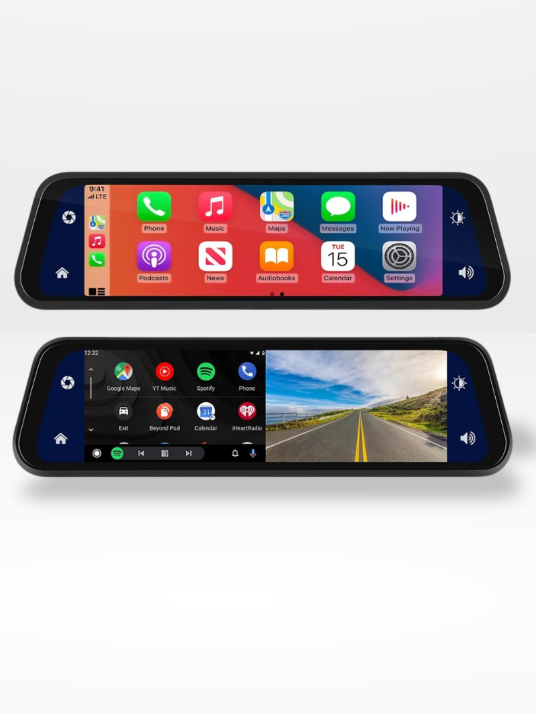 4K Front & Rear Dash Cam with CarPlay