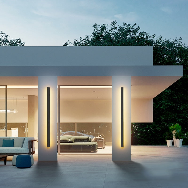 Modern Aluminum LED Outdoor Wall Light Noxord