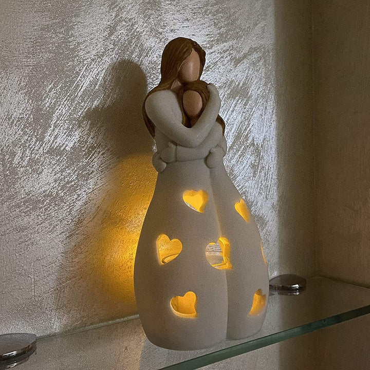 Romantic Heart Resin LED Table Lamp Noxord