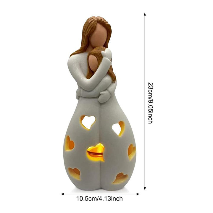 Romantic Heart Resin LED Table Lamp Noxord
