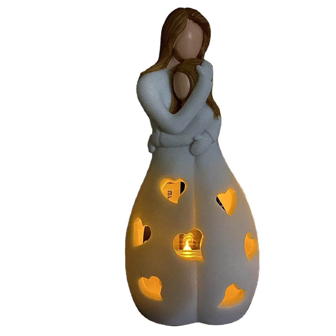 Romantic Heart Resin LED Table Lamp Noxord