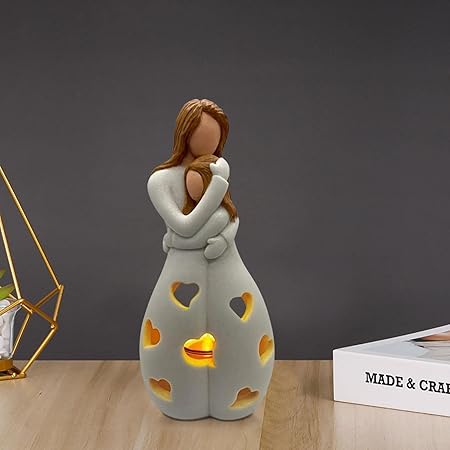 Romantic Heart Resin LED Table Lamp Noxord