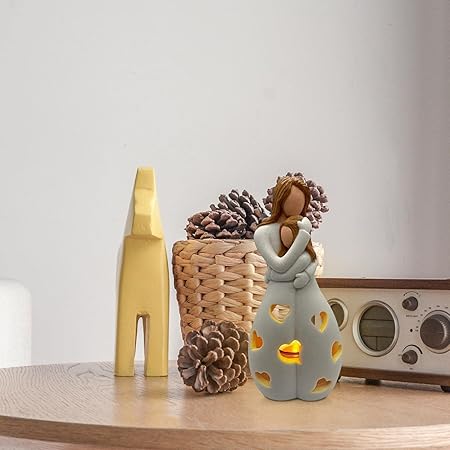 Romantic Heart Resin LED Table Lamp Noxord